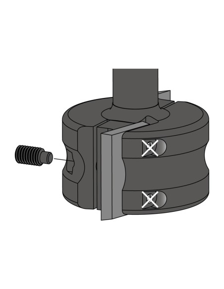 Cuerpo universal fresa de corte para máquinas CNC