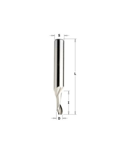 Frese elicoidali per alluminio e PVC HS 5%Co monotagliente positivo