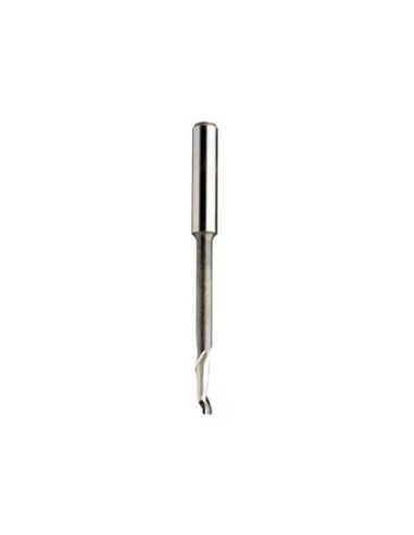 Fresas helicoidales para aluminio y PVC en HSS 5% co de 1 corte positivo, serie rebajada
