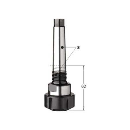 Mandrini a pinze biconiche con attacco conico MK2