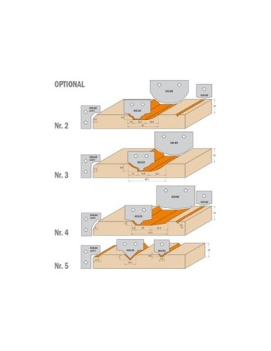 Set für MDF-Türen