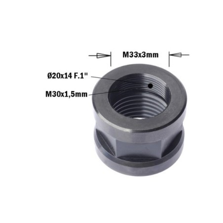 993 - Écrous de fixation de mandrins pour machines point/point