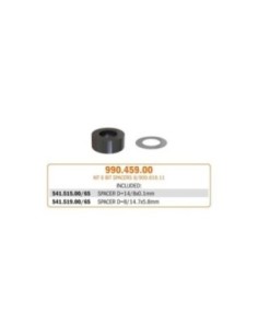 990.4 - Kit mit Beilagscheiben, Schrauben, Schlüsseln und Distanzringen 2