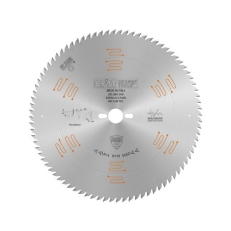 Lames circulaires industrielles silencieuses en chrome avec dents trapézoïdales