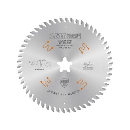 Lame a dente trapezoidale cromate e silenziate, serie industriale
