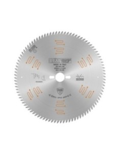Industrial low noise and chromed saw blades