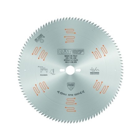 Lames circulaires industrielles en chrome