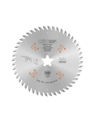 Lames circulaires industrielles en chrome