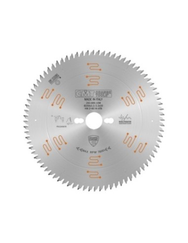 Lames circulaires industrielles silencieuses en chrome pour mélaminés et laminés