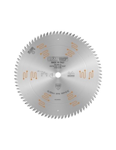 Lame cromate e silenziate per melaminici e laminati, serie industriale