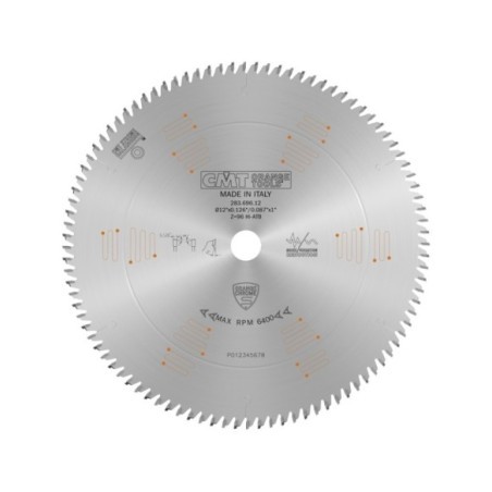 Lame cromate e silenziate per melaminici e laminati, serie industriale