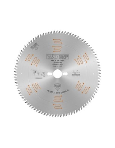 Industrial low noise & chrome coated cut-off circular saw blades for two-sided melamine