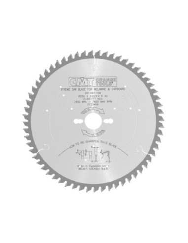 XTreme Kreissägeblätter für Laminat und Spanholz, negativer Spanwinkel
