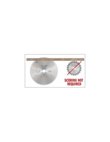 Sierra circular de diente trapezoidal negativo, línea XTreme