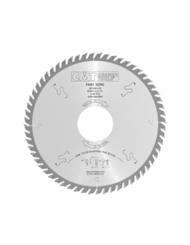 Industrial panel sizing circular saw blades