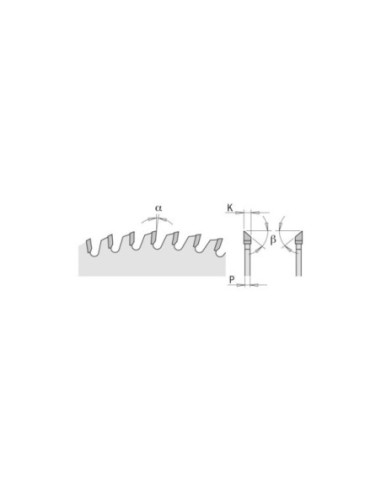 Lames circulaires industrielles pour mélaminés et laminés