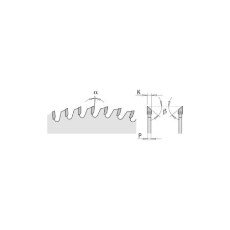 Lames circulaires industrielles pour mélaminés et laminés