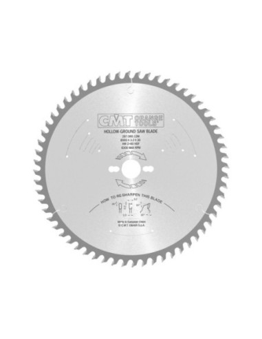 Lames circulaires industrielles pour mélaminés et laminés
