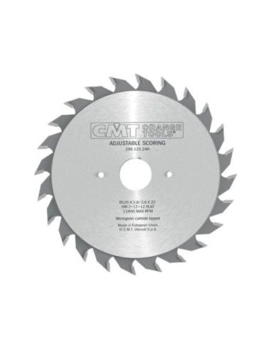 Industrial adjustable scoring blades