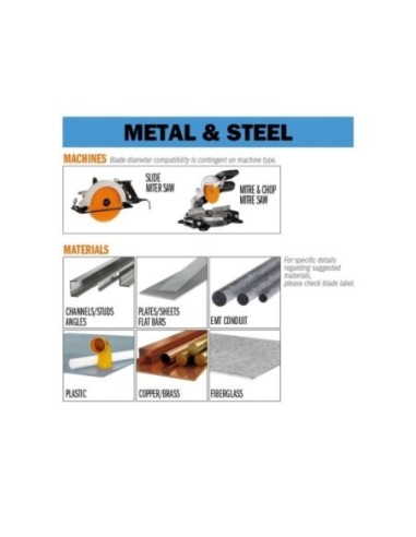 Industrielle Kreissägeblätter für eisenhaltiges Material und PVC