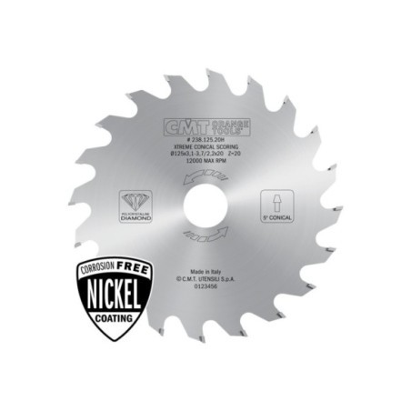 Lames inciseuses XTreme inciseurs en diamant avec dents coniques - LONG LIFE