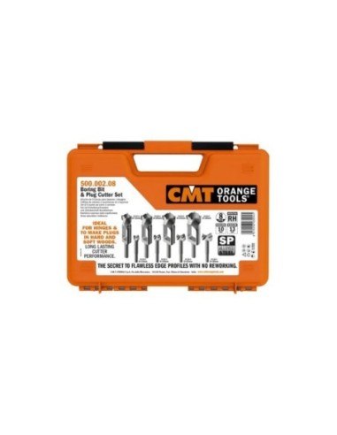 Boring bit and plug cutter sets