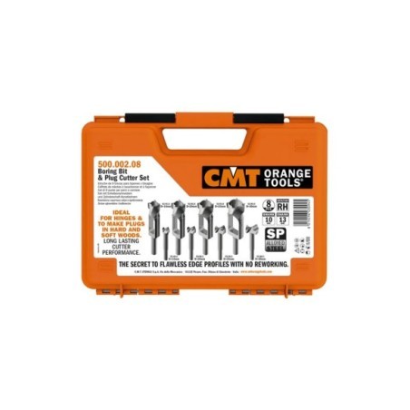 Boring bit and plug cutter sets