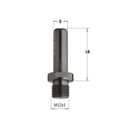 Adapter mit Zylinderschaft für Wechselbohrer