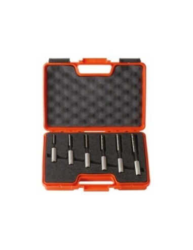 Estuches de 6 brocas de corte recto para escoplear