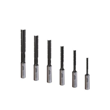 Estuches de 6 brocas de corte recto para escoplear