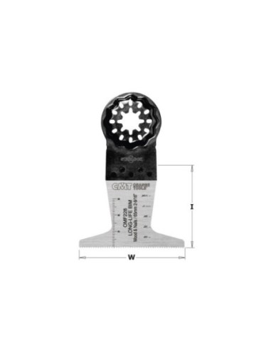 65mm Lame plongeante et de coupe dà ras pour bois. Longue durée