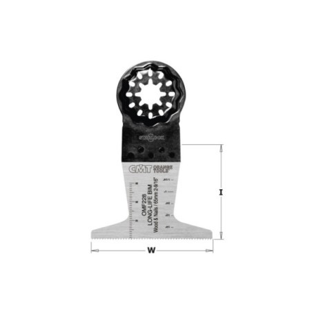 65mm (2-9/16") Plunge cut Blade for Wood and Nails