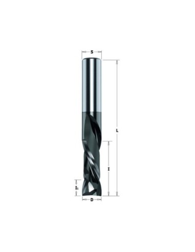Fräser mit positiven und negativen Spiralschneiden - DLCS Chrome Coating- Long Life
