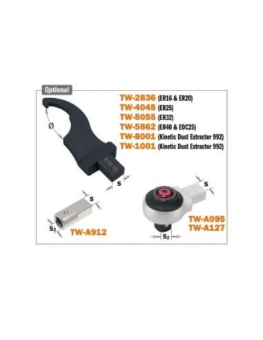 Interchangeable Torque Wrench 20~200 Nm