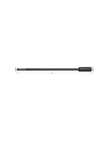 Extension for drills with hexagonal shank