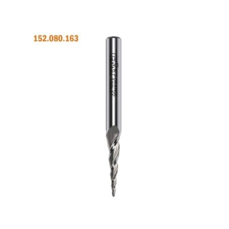 Solid Carbide Upcut 2D/3D Carving Tapered Ball Nose Spiral Bits