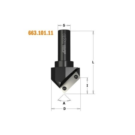 V-groove - folding - signmaking CNC router cutter
