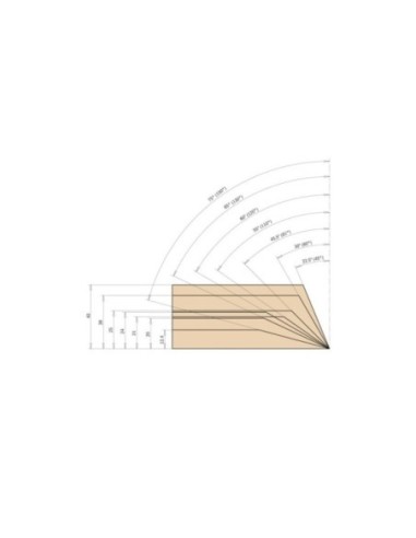 Fresa CNC per scanalature a V, decorazioni e folding