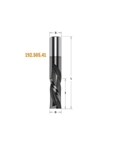 Solid Carbide Downcut Spiral Bits - DLCS Chrome Coating - Long life