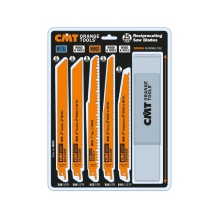Set mit 25 Stück Sabelsägeblättern