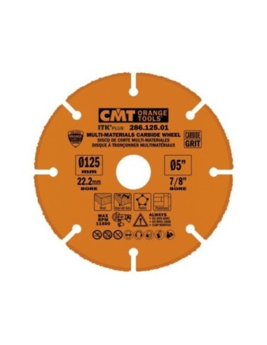 Sierra Circular en Carburo Multi-Material para amoladora