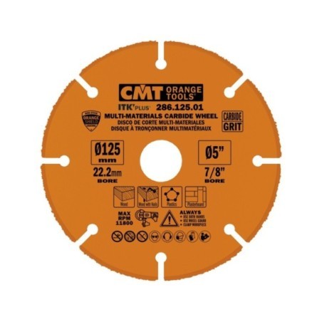 Sierra Circular en Carburo Multi-Material para amoladora