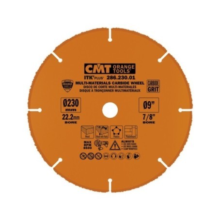 Sierra Circular en Carburo Multi-Material para amoladora
