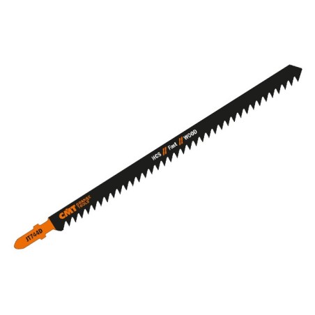 Very fast cuts, straight and coarse on thick construction timber, hard/softwood and sandwich material.