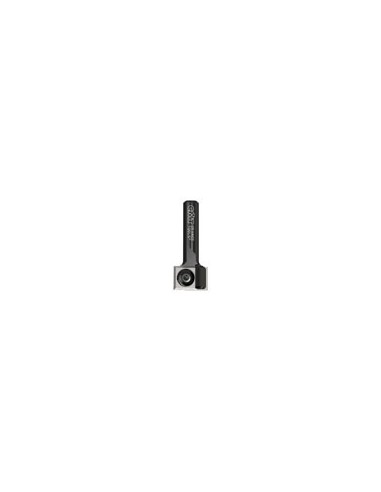 Straight router bit with insert knives