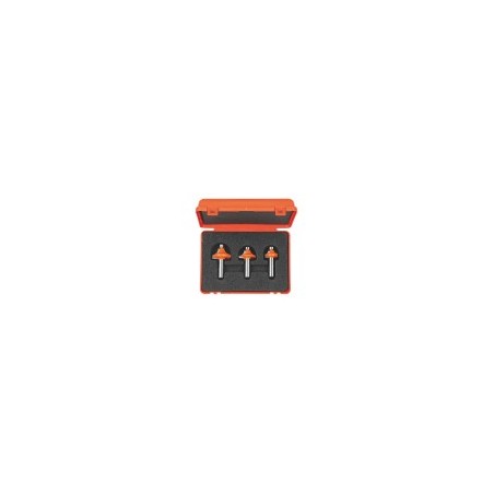 3 piece roundover router bit sets