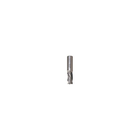 Diamond spiral router cutters with shear angle