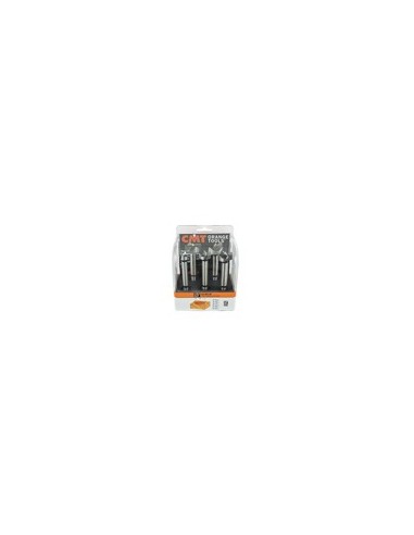 Estuche de 5 brocas para bisagras de mango cilíndrico