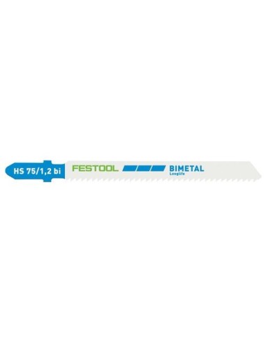Festool Stichsägeblatt METAL STEEL/STAINLESS STEEL HS 75/1,2 BI/5