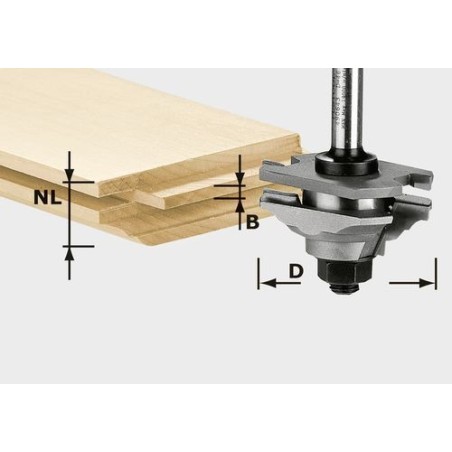 Festool Profile tongue cutter HW S8 D46 x D12-FD